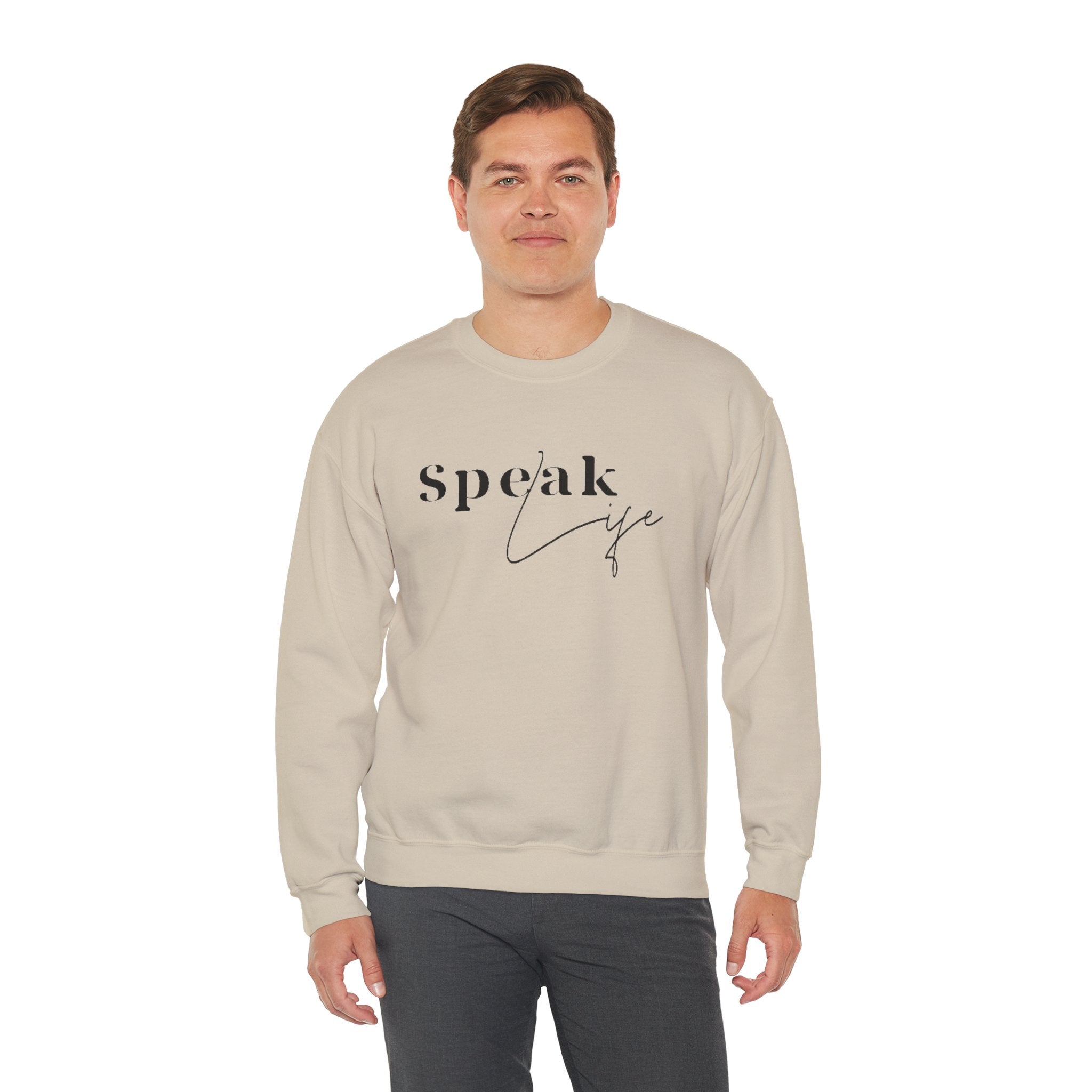 Speak Life Over Yourself Unisex Sweatshirt
