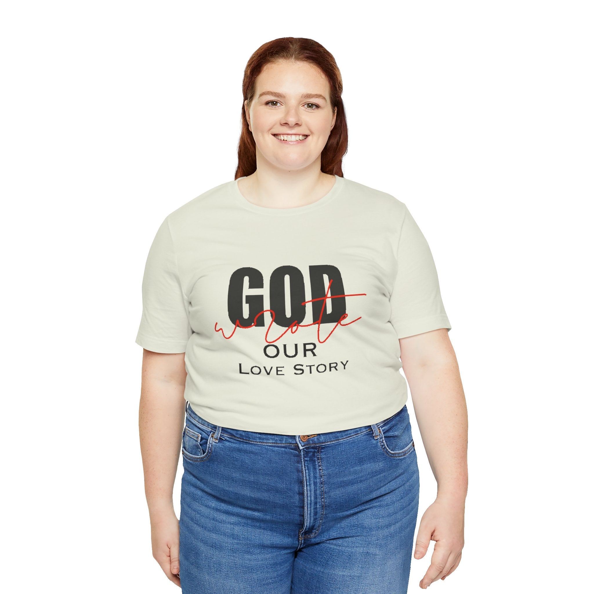 God Wrote Our Love Story Couple's T-Shirt