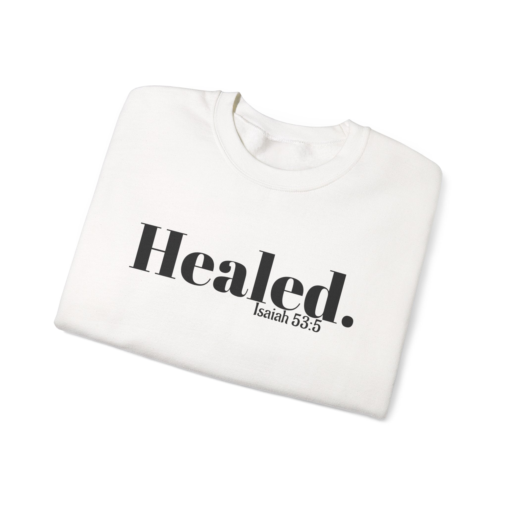Healed. And Renewed Unisex Crewneck Sweatshirt