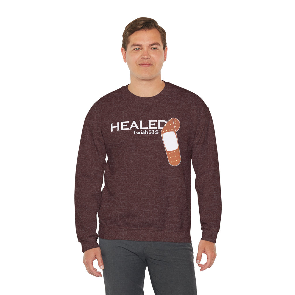 Healing Is Done- Isaiah 53:5 Unisex Sweatshirt