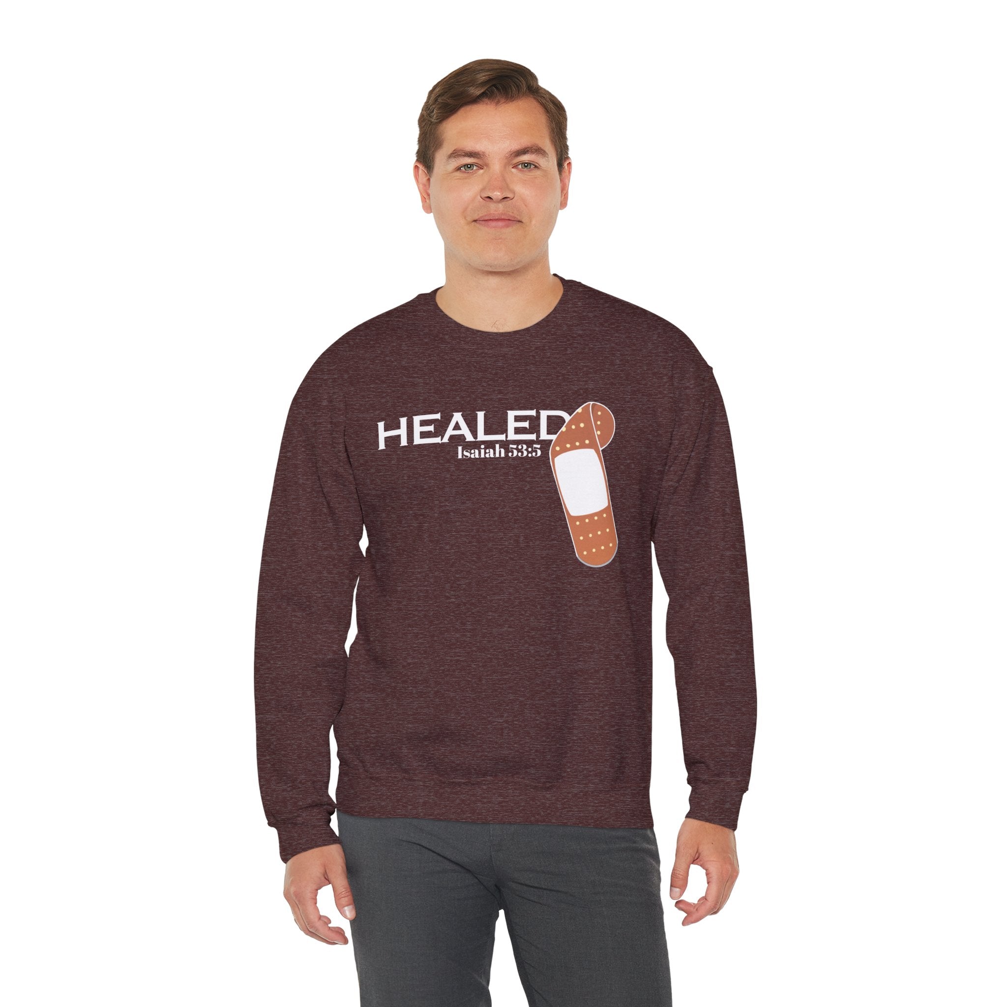 Healing Is Done- Isaiah 53:5 Unisex Sweatshirt