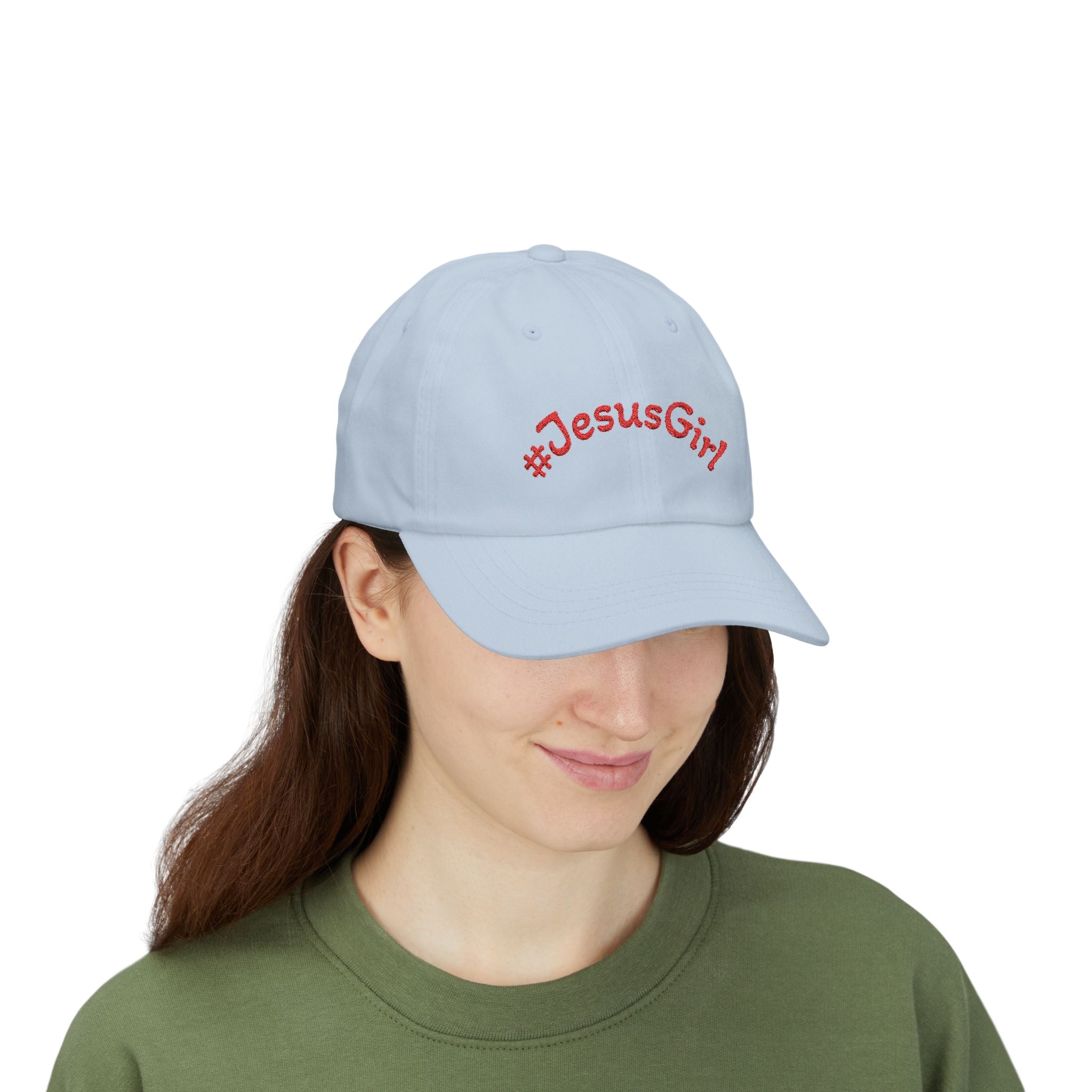 Jesus Girl Classic Dad Cap — Faith-Based Embroidered Baseball Hat