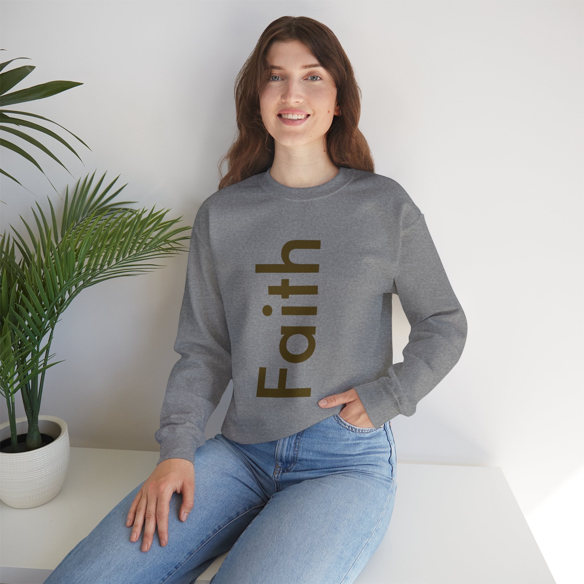 Have Faith And Don't Worry Unisex Crewneck Sweatshirt