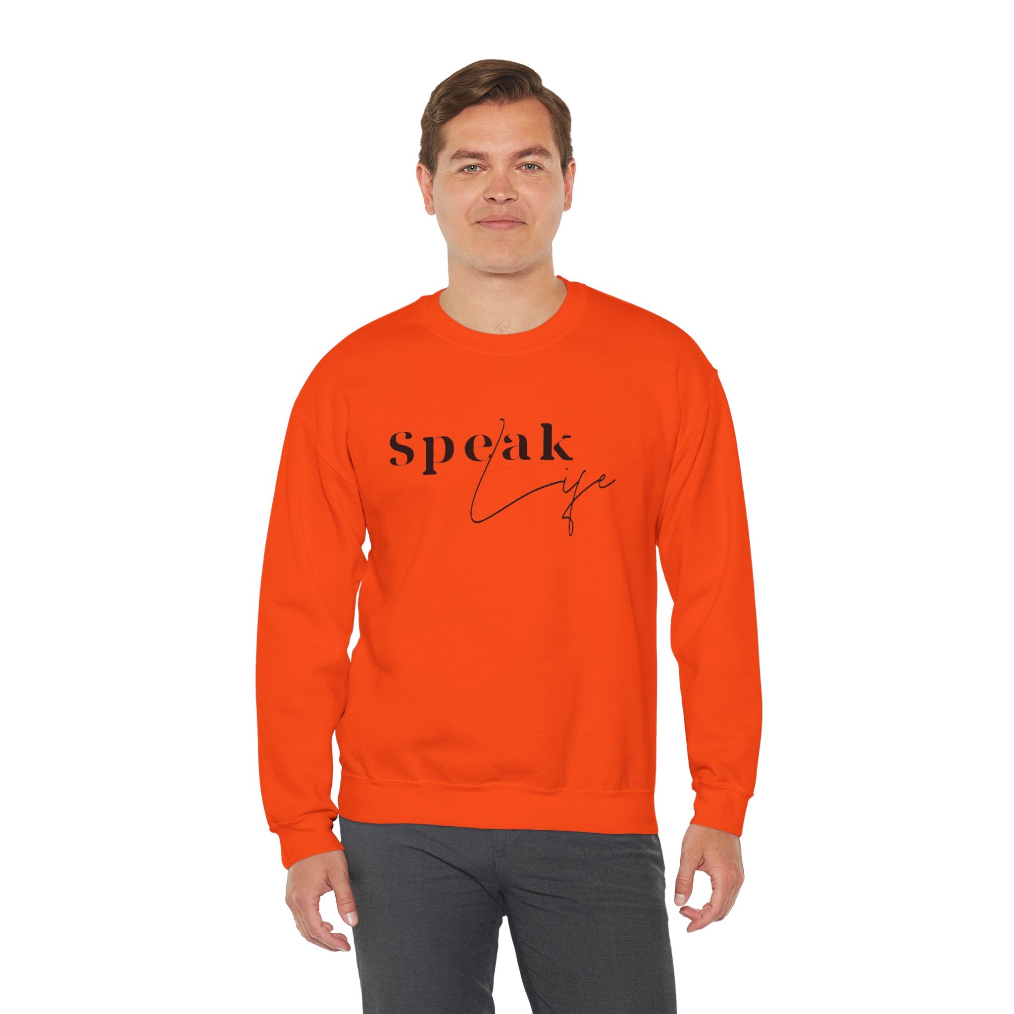 Speak Life Over Yourself Unisex Sweatshirt