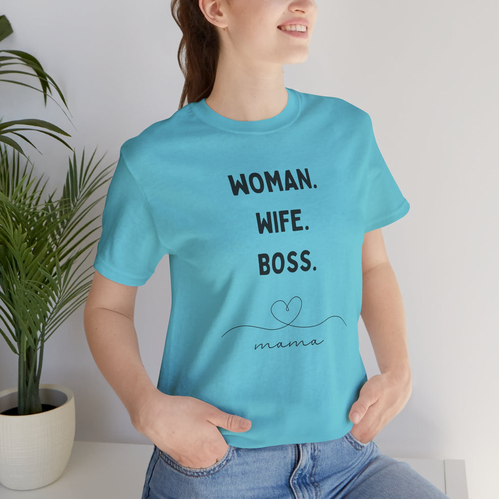 God-Fearing  Woman. Wife. Boss. Mama. Empowered Tee