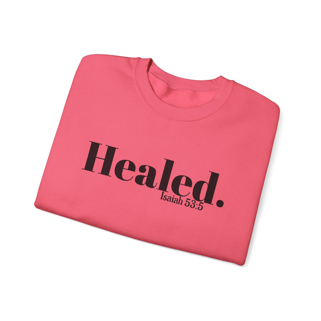Healed. And Renewed Unisex Crewneck Sweatshirt