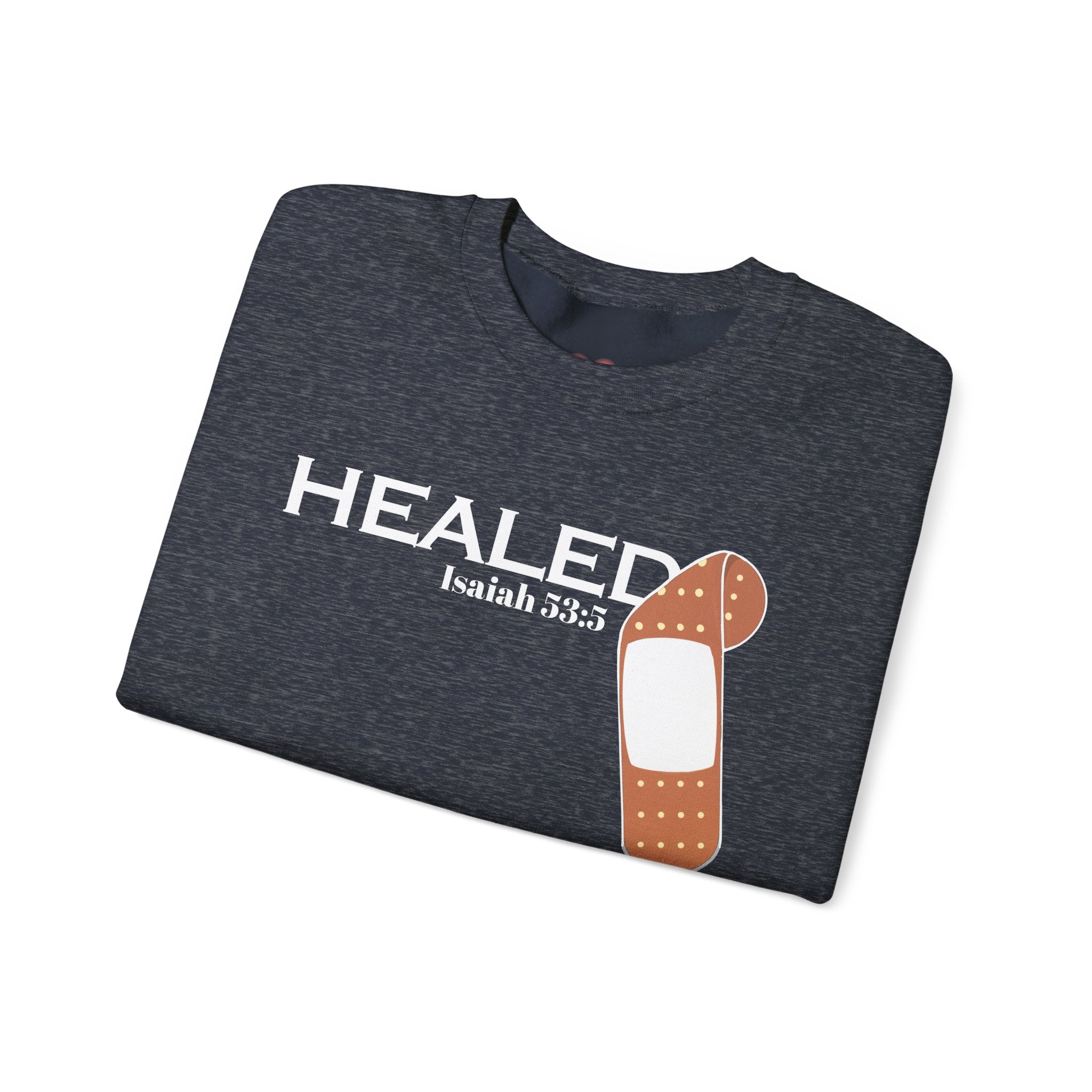 Healing Is Done- Isaiah 53:5 Unisex Sweatshirt