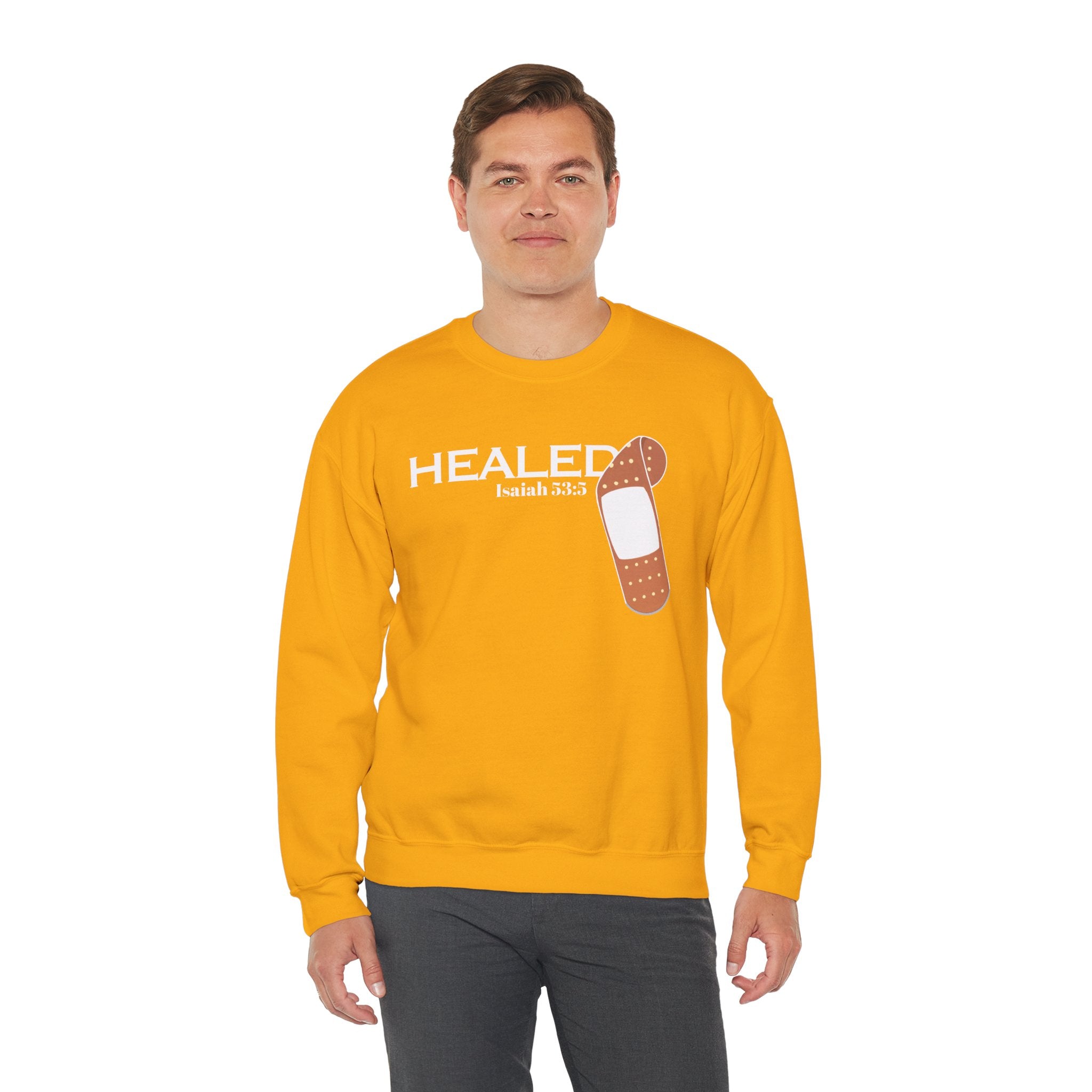 Healing Is Done- Isaiah 53:5 Unisex Sweatshirt
