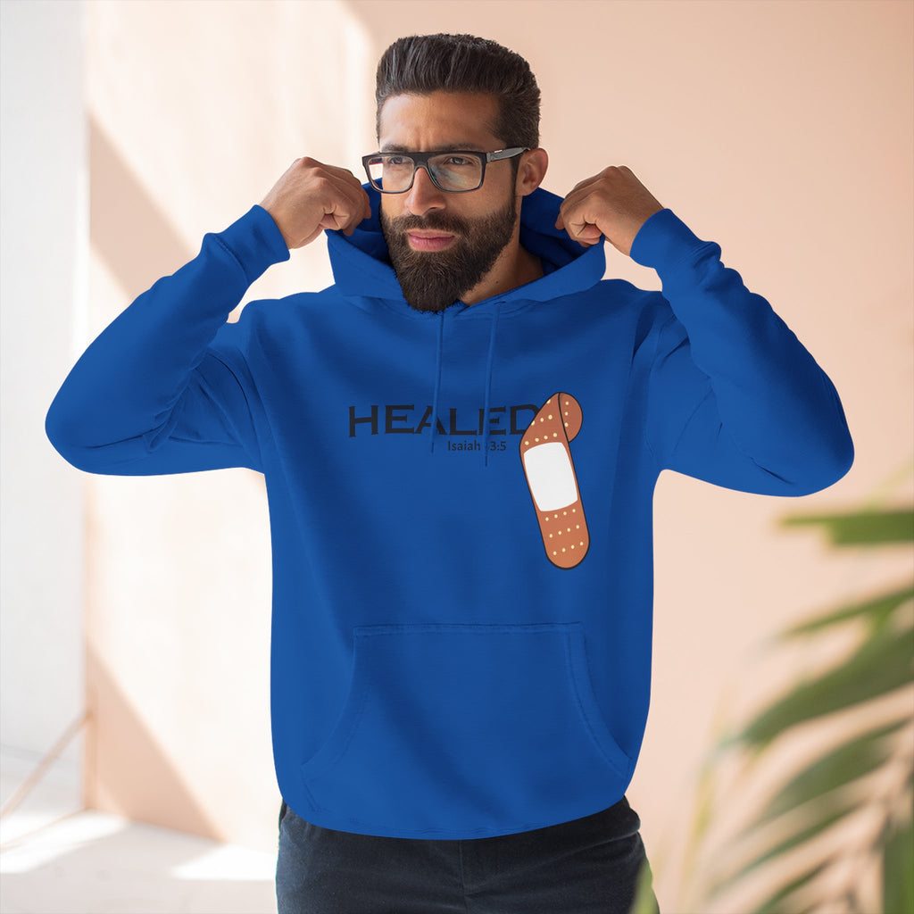 Healing Is Done - Isaiah 53:5 Unisex Fleece Hoodie