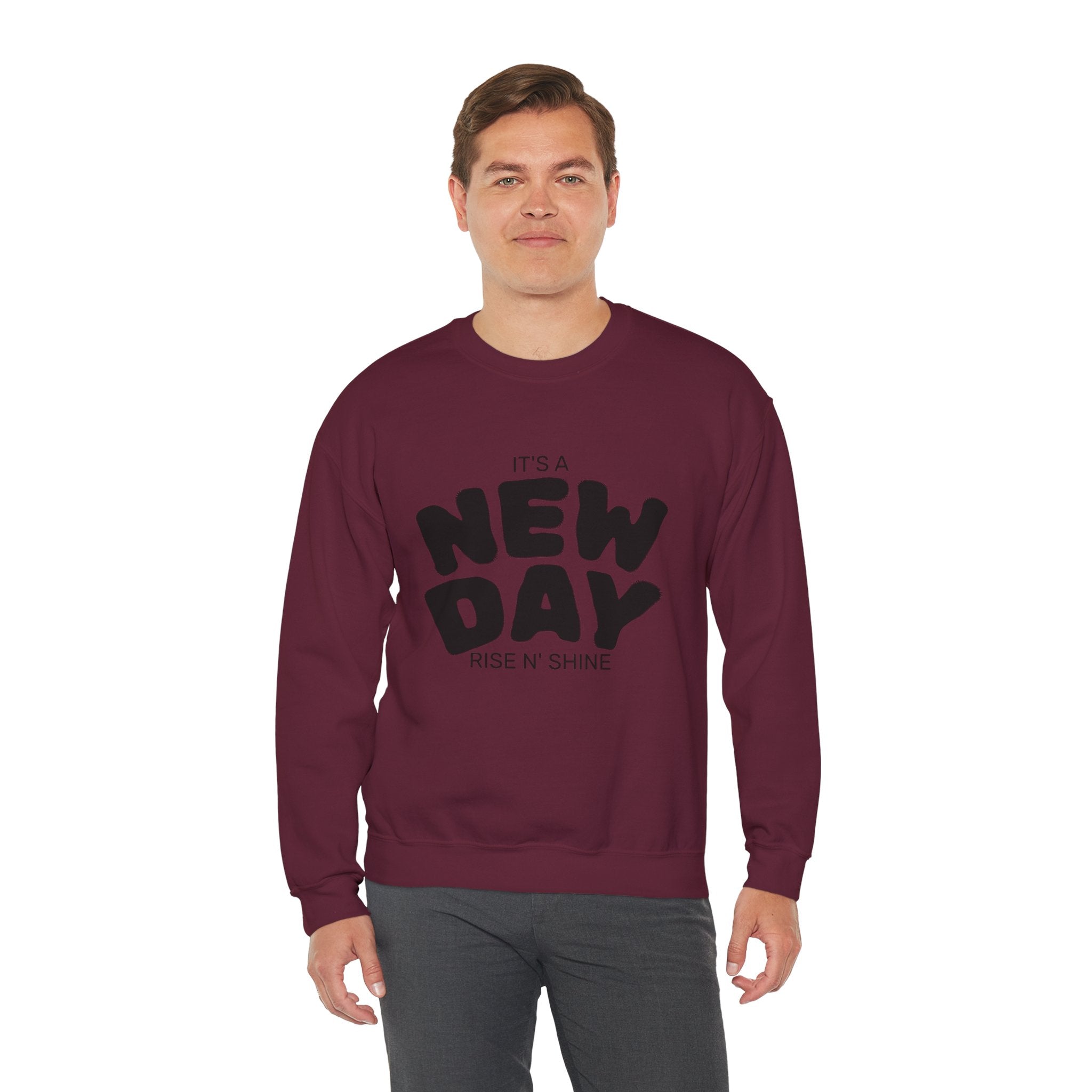 It’s A New Day- Renewed And Restored Crewneck Sweatshirt