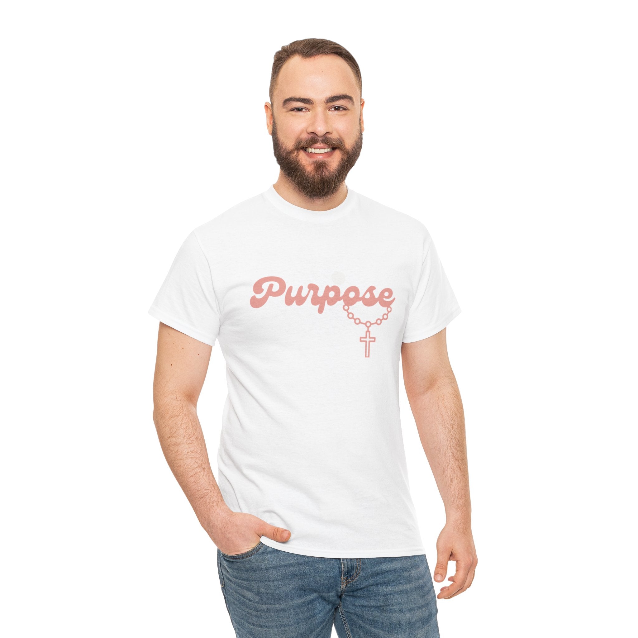 Walk In Purpose Unisex Heavy Cotton Tee