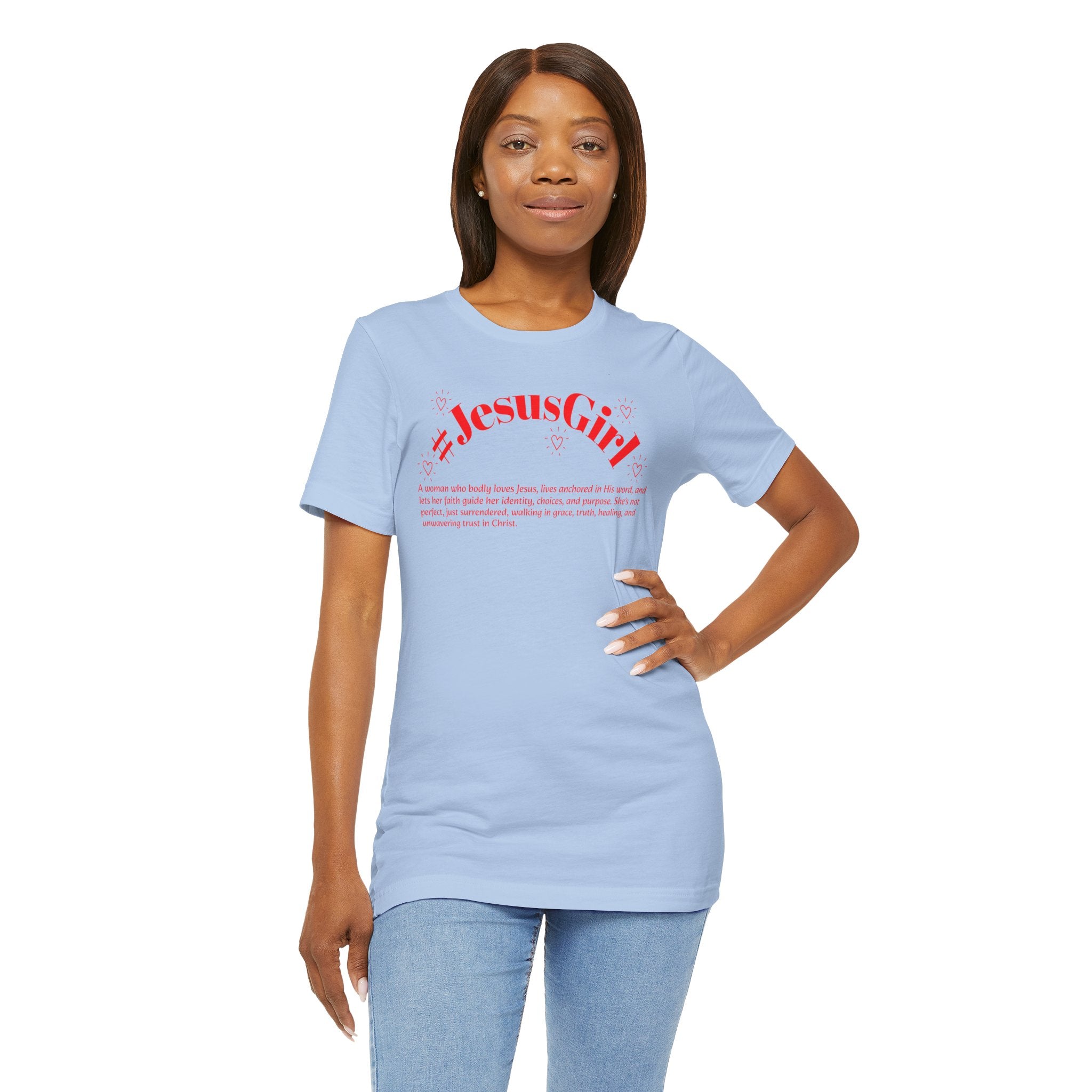 Jesus Girl Definition T-Shirt — #JesusGirl Faith Tee