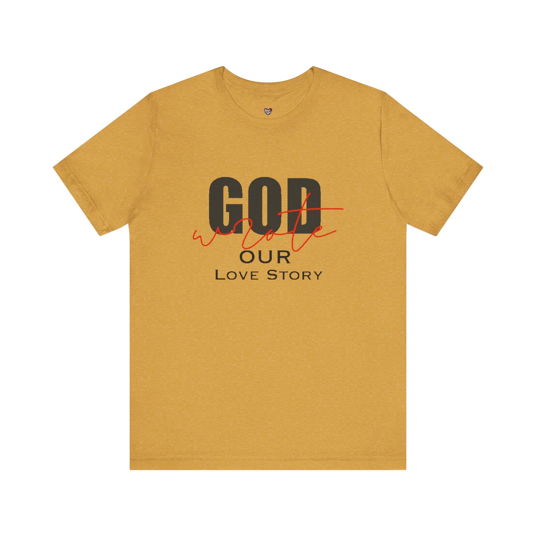 God Wrote Our Love Story Couple's T-Shirt