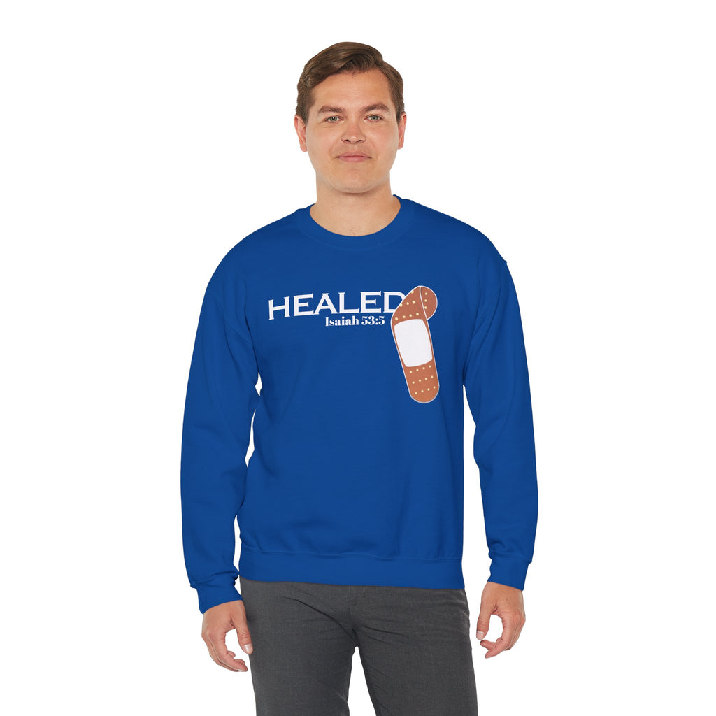 Healing Is Done- Isaiah 53:5 Unisex Sweatshirt