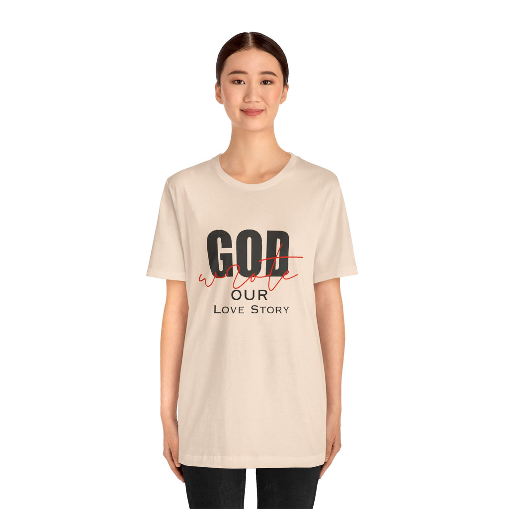 God Wrote Our Love Story Couple's T-Shirt