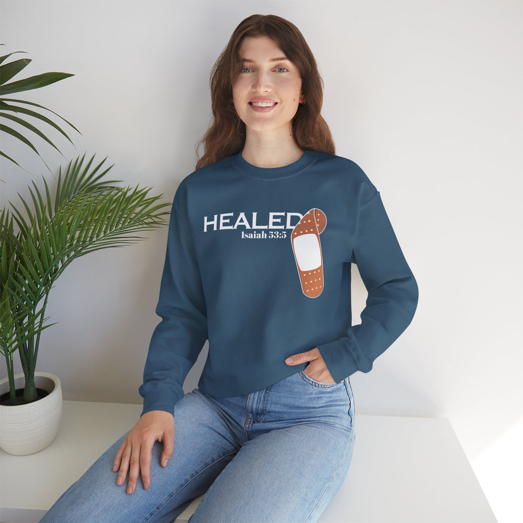 Healing Is Done- Isaiah 53:5 Unisex Sweatshirt