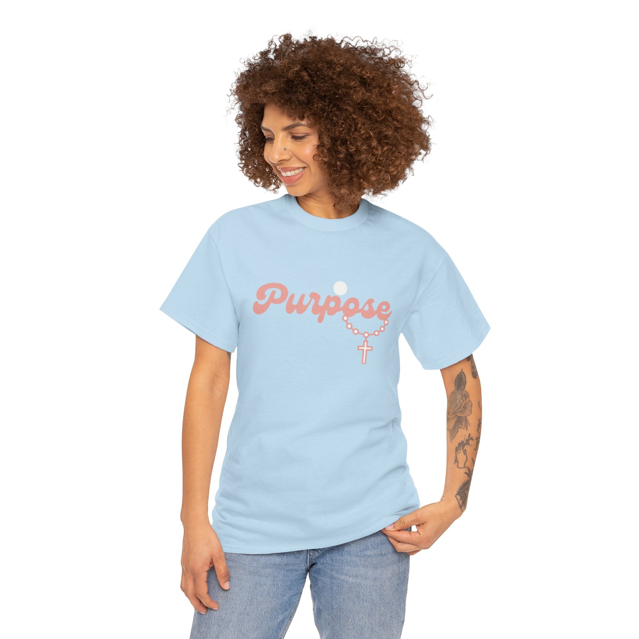 Walk In Purpose Unisex Heavy Cotton Tee