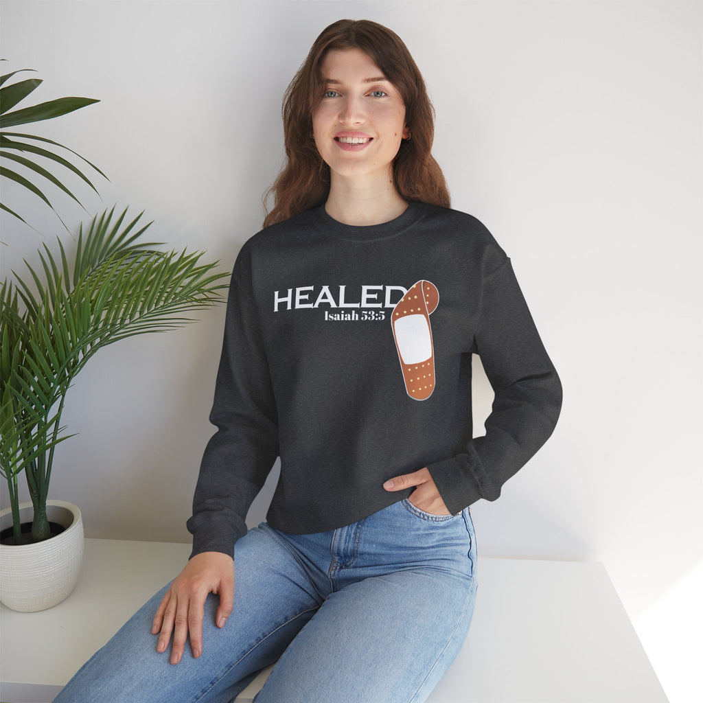 Healing Is Done- Isaiah 53:5 Unisex Sweatshirt