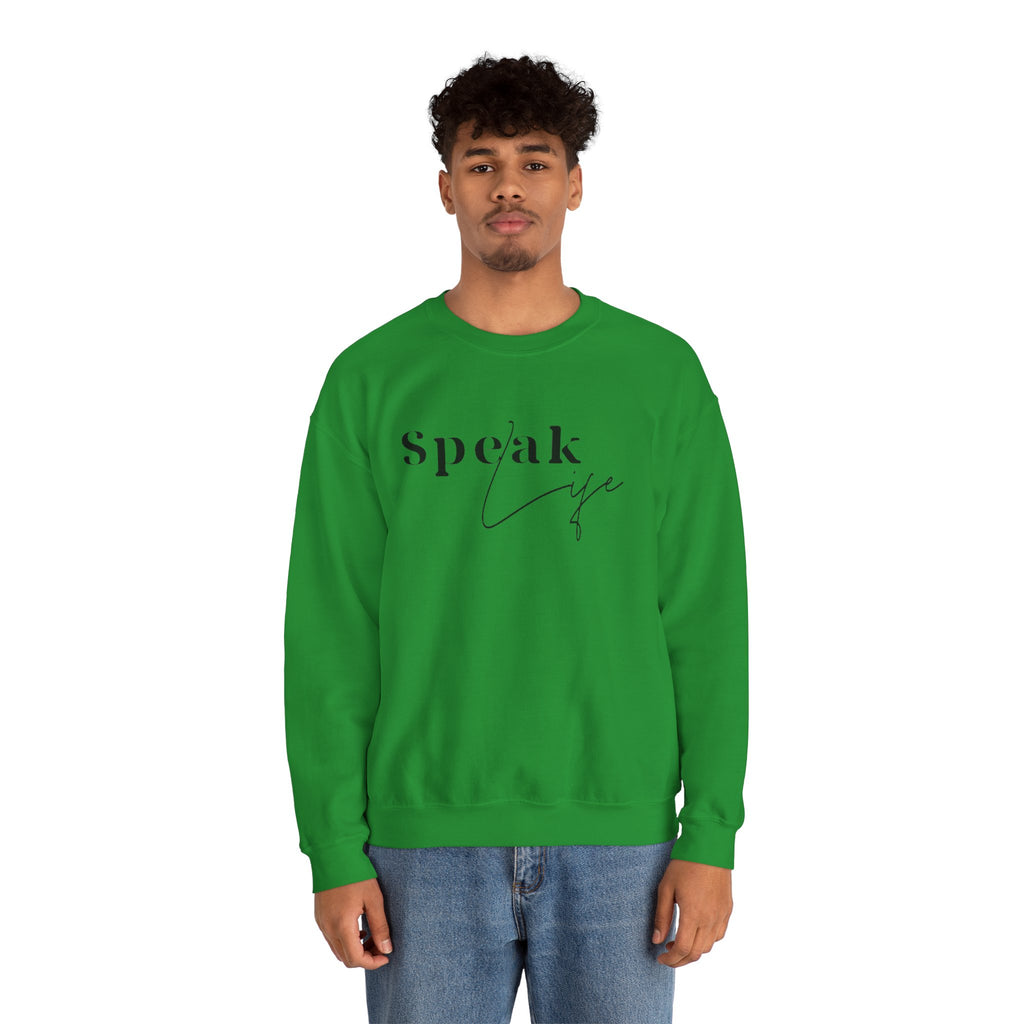 Speak Life Over Yourself Unisex Sweatshirt