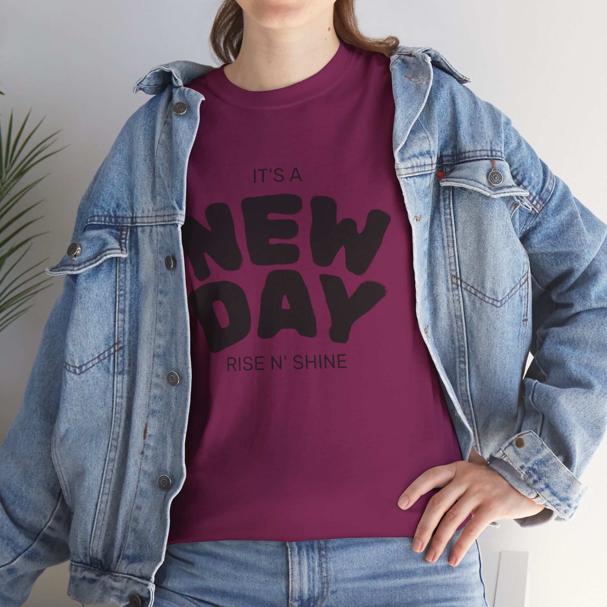 It's a New Day - Renewed And Restored Unisex Heavy Cotton Tee