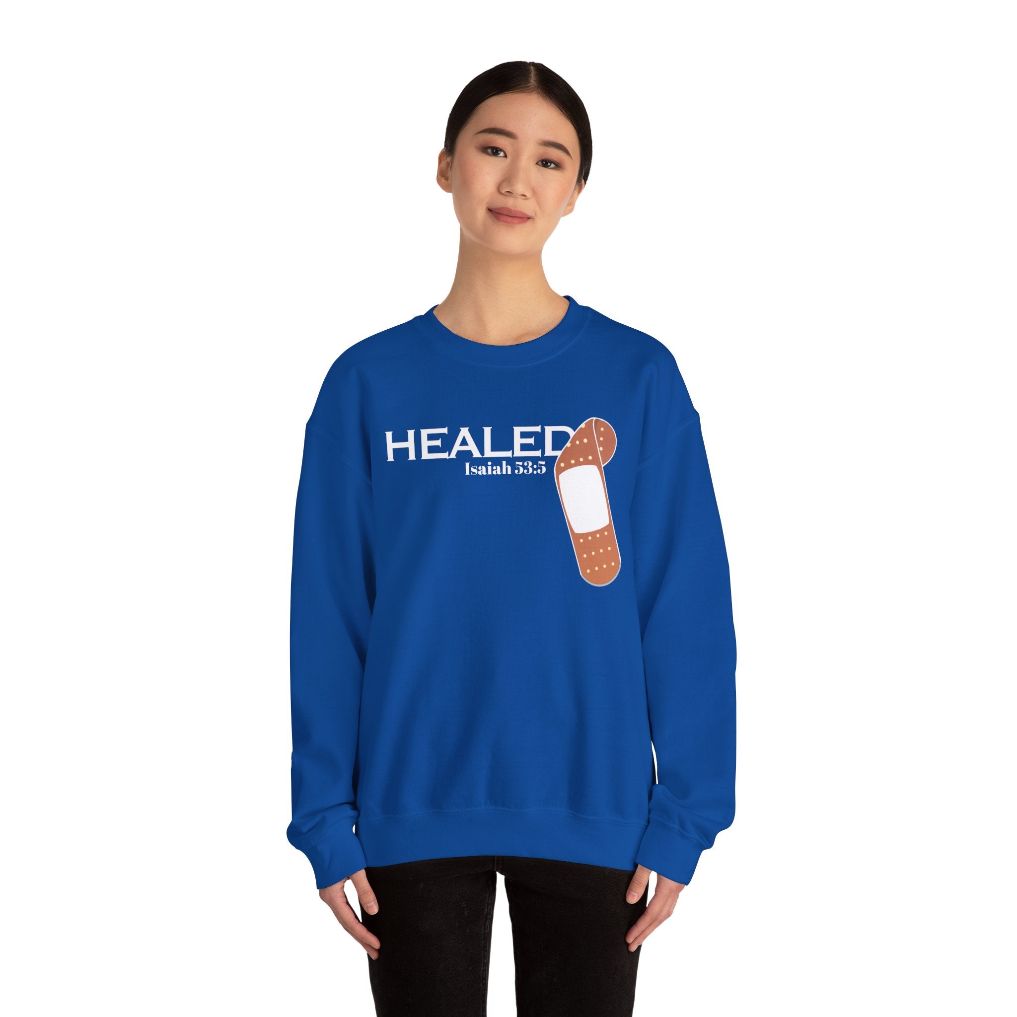 Healing Is Done- Isaiah 53:5 Unisex Sweatshirt