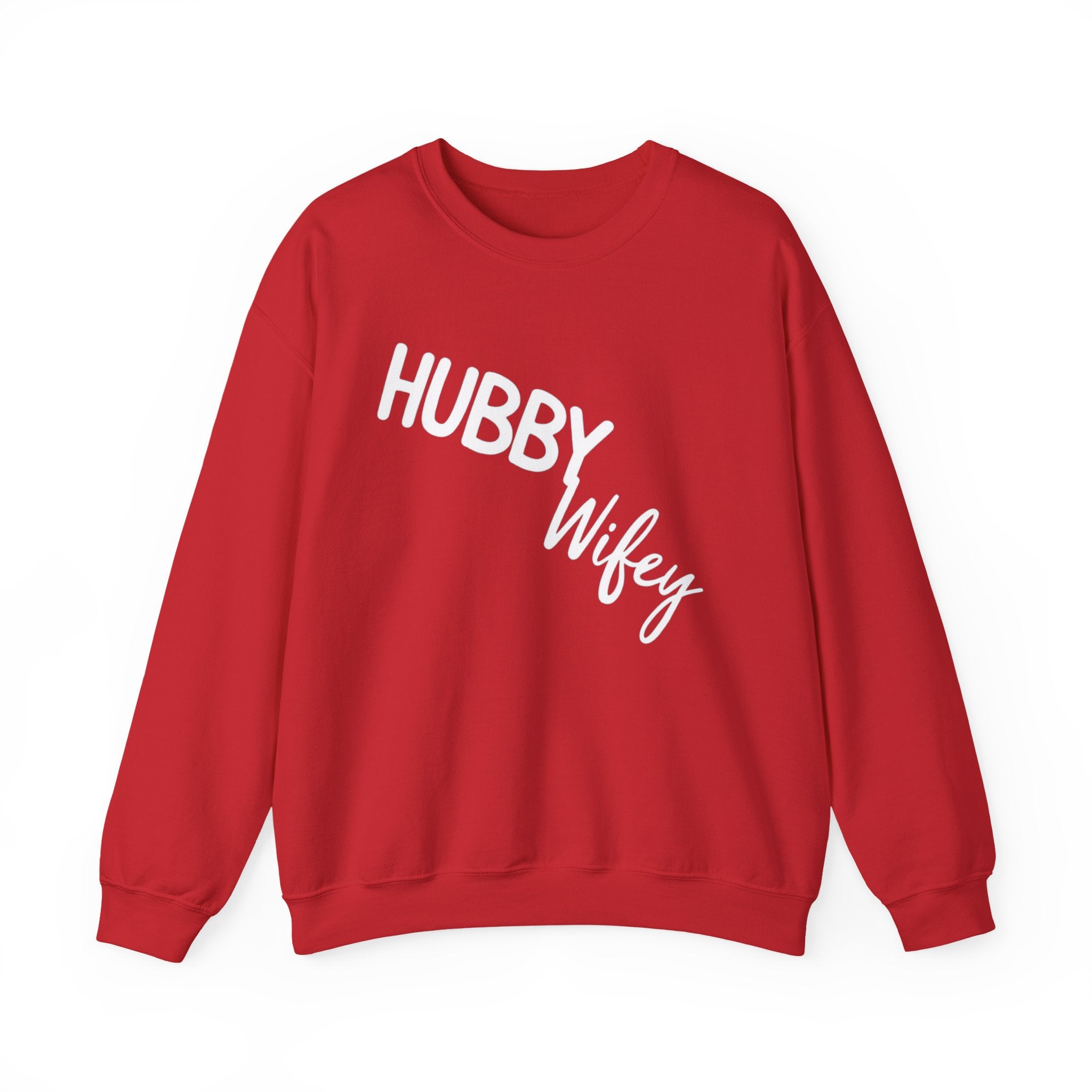 Hubby Wifey Crewneck Couple’s Sweatshirt
