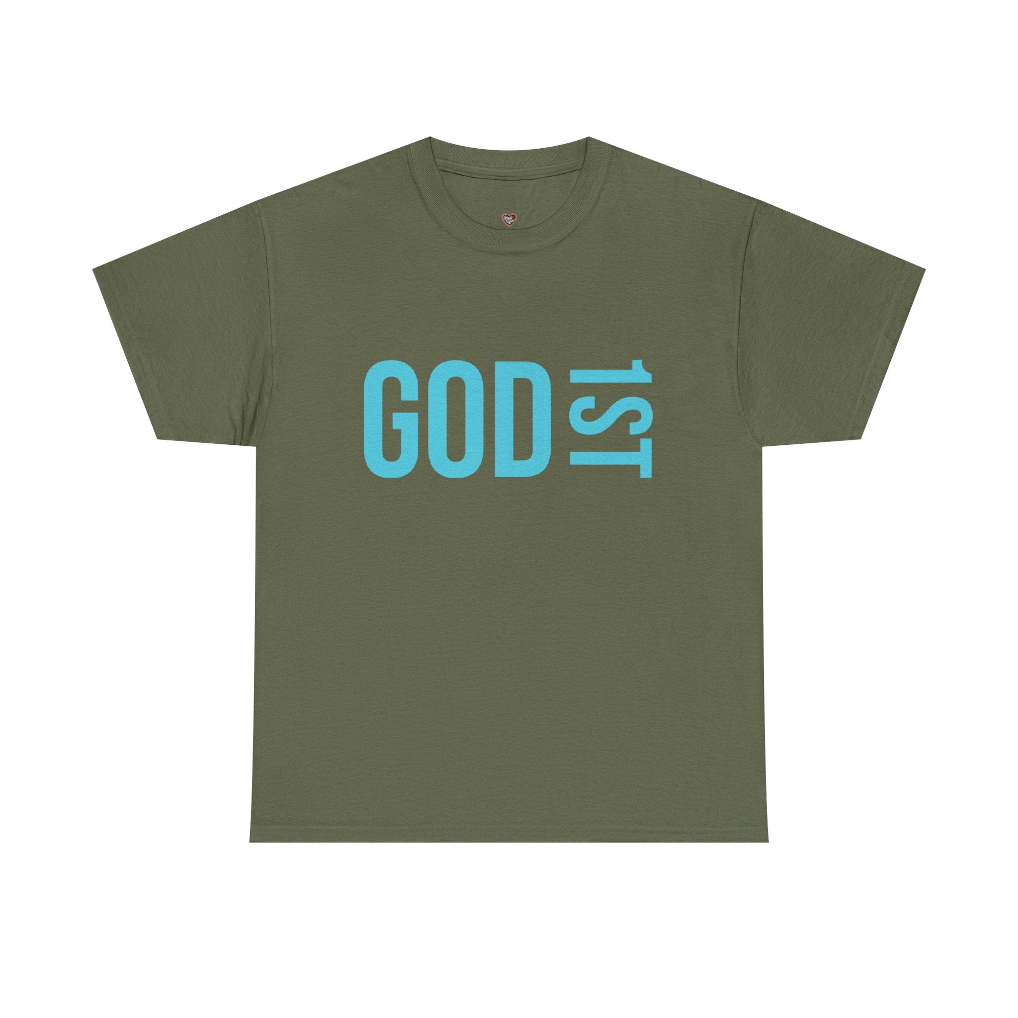 God 1st- Then Me Unisex Heavy Cotton Tee