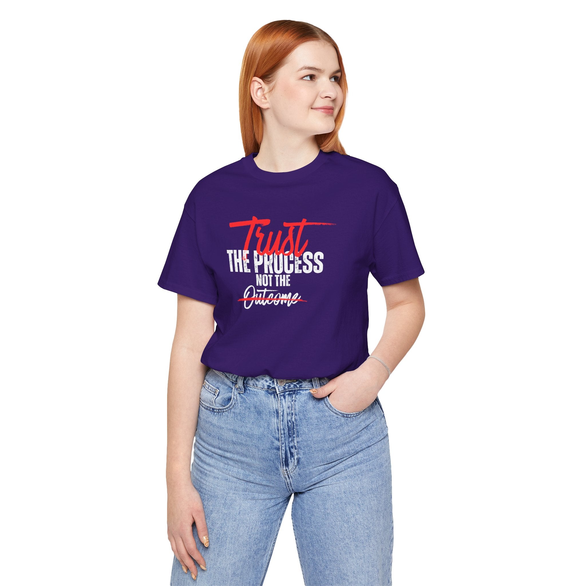 Trust The Process Not The Outcome Motivational T‑Shirt