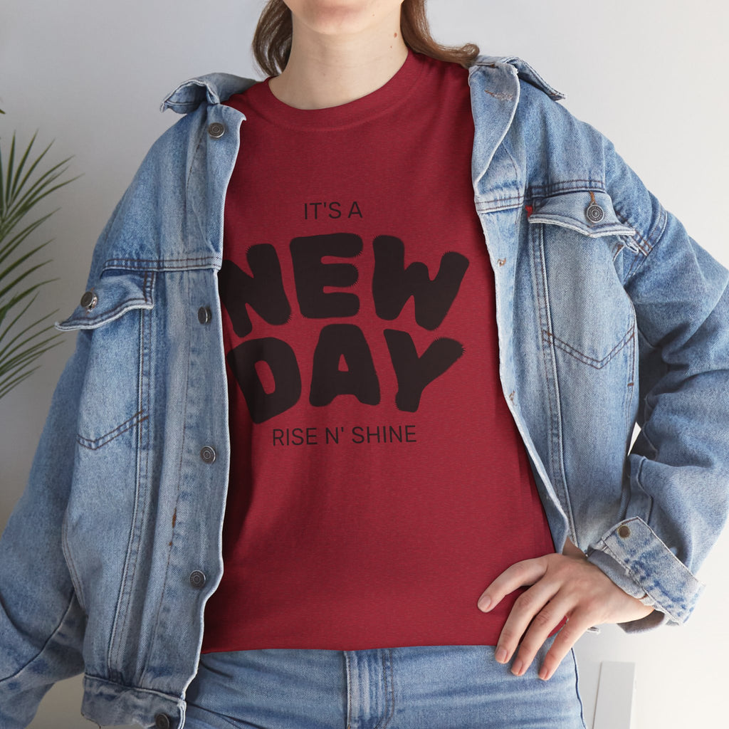 It's a New Day - Renewed And Restored Unisex Heavy Cotton Tee
