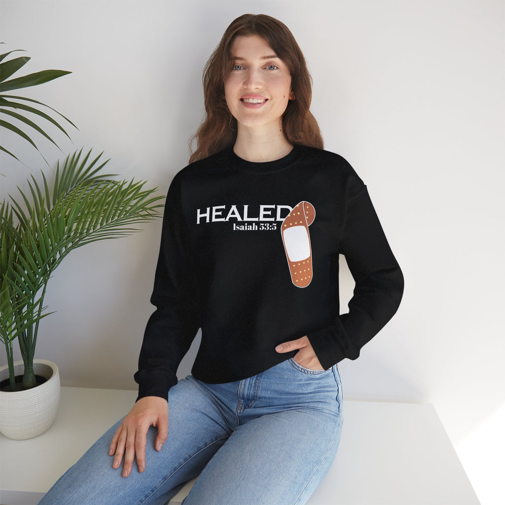 Healing Is Done- Isaiah 53:5 Unisex Sweatshirt