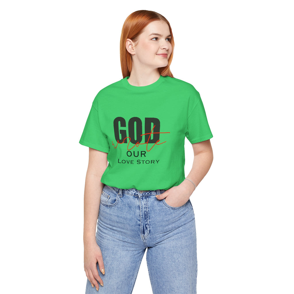 God Wrote Our Love Story Couple's T-Shirt