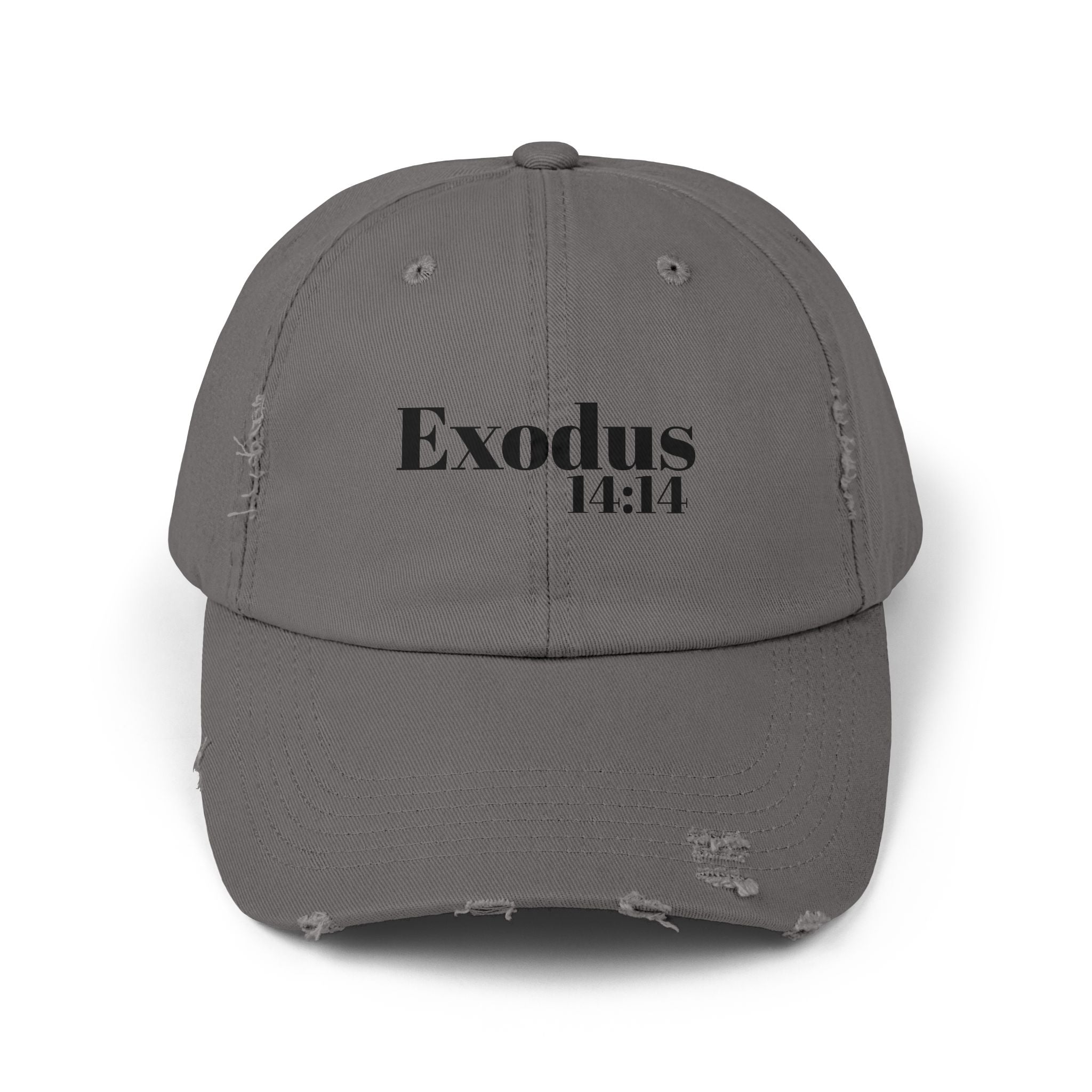 Exodus 14:14 God Will Fight For You Distressed Hat