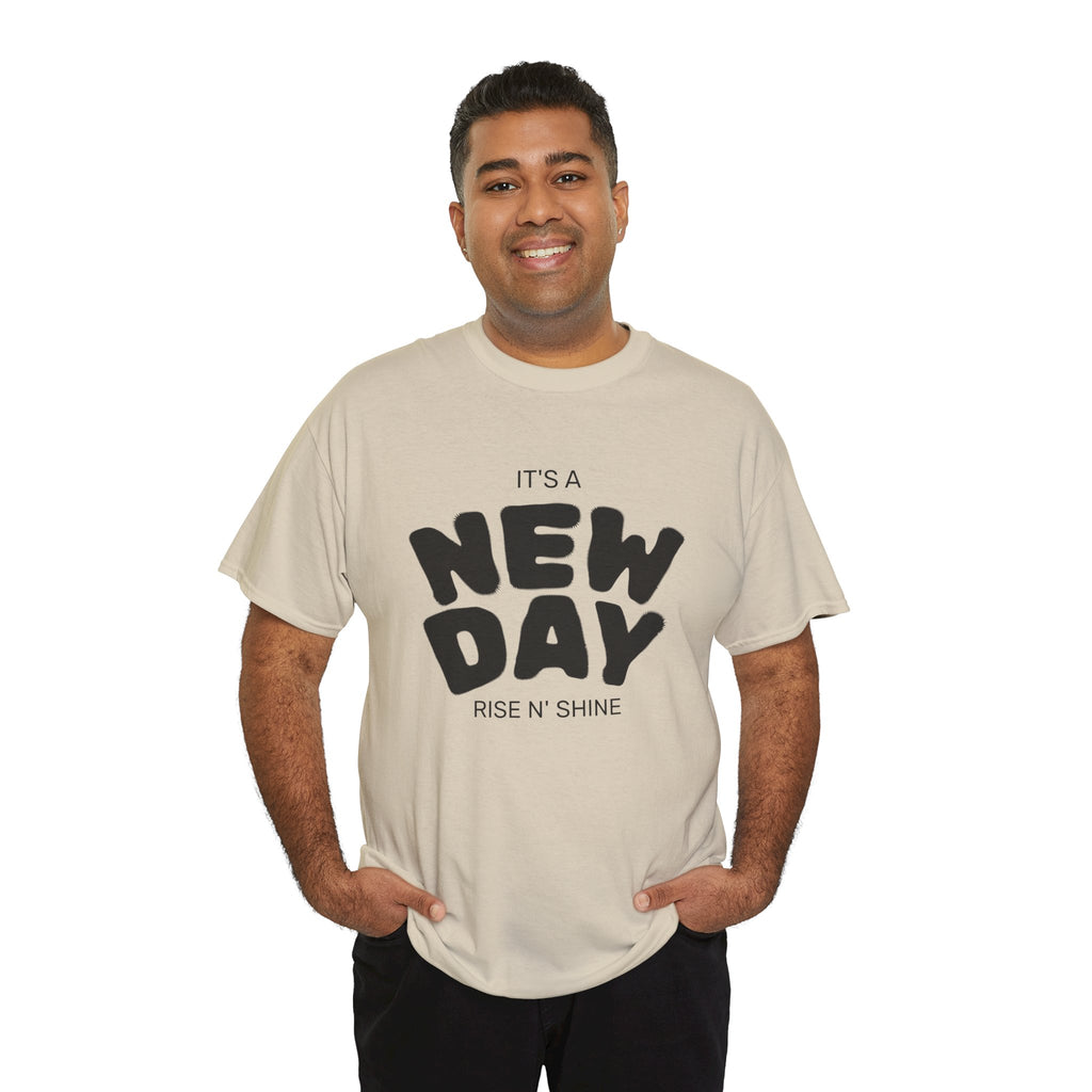 It's a New Day - Renewed And Restored Unisex Heavy Cotton Tee