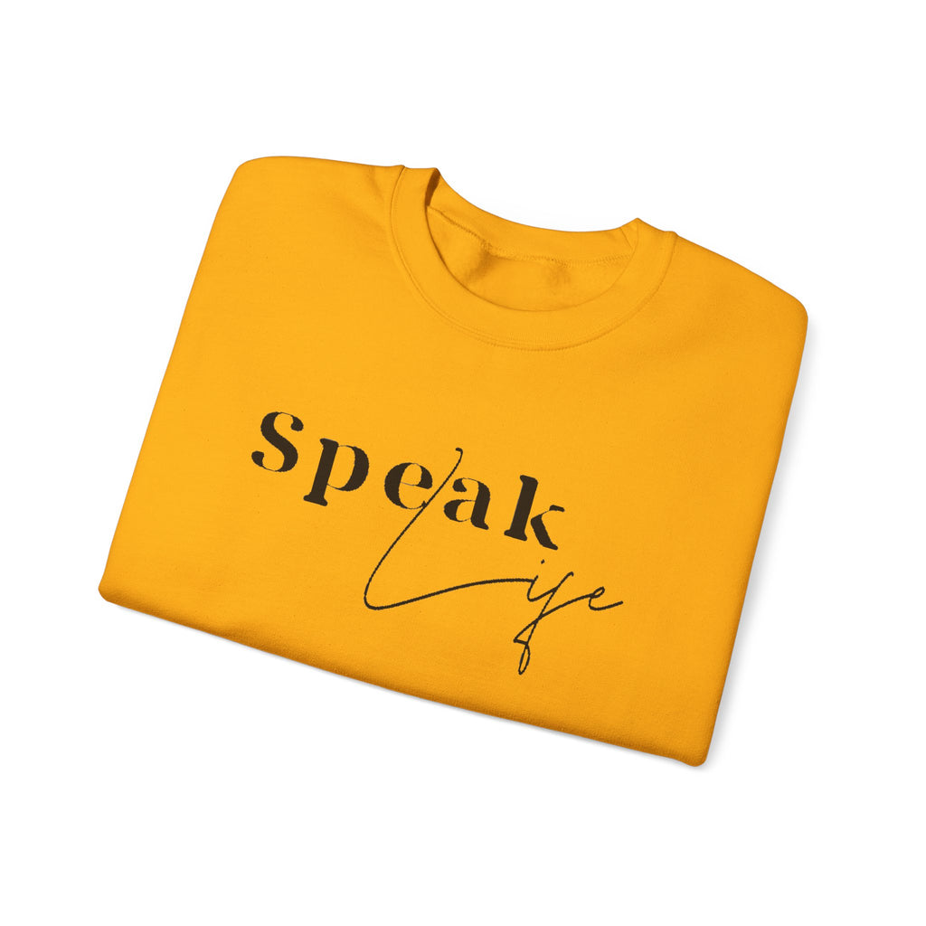 Speak Life Over Yourself Unisex Sweatshirt