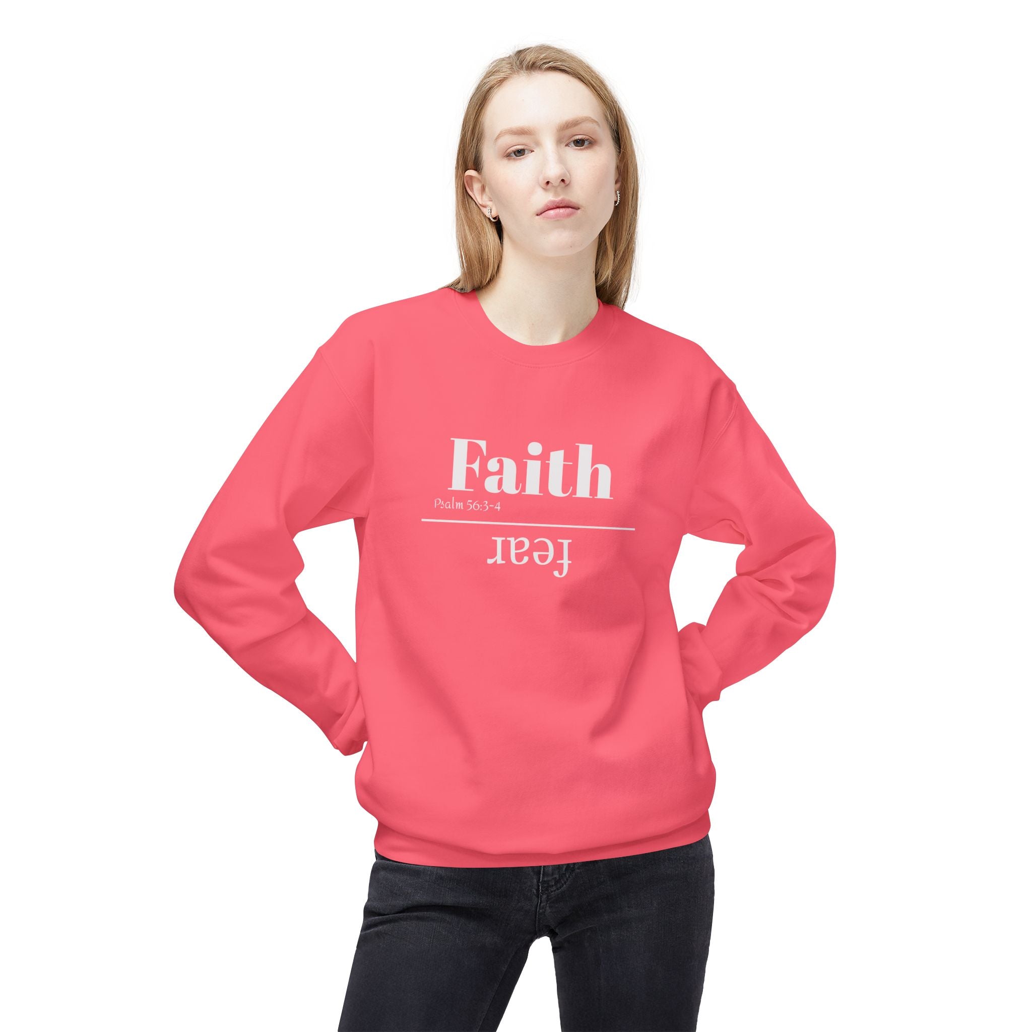 Faith Is Bigger Than Fear Unisex Sweatshirt