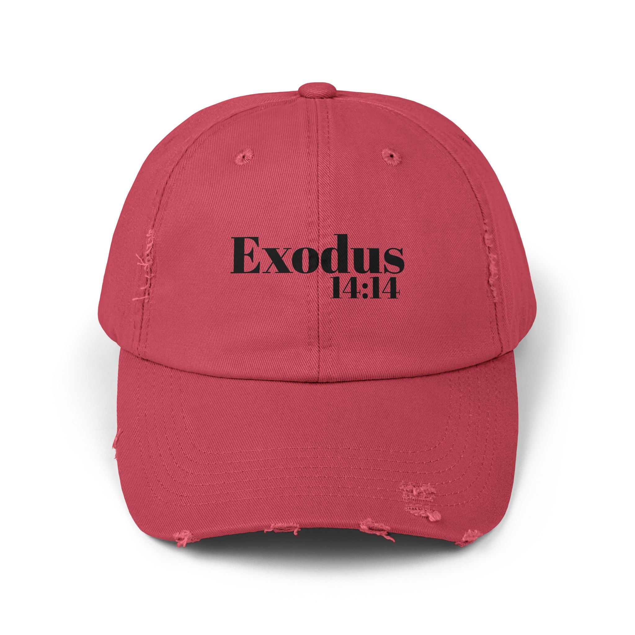 Exodus 14:14 God Will Fight For You Distressed Hat