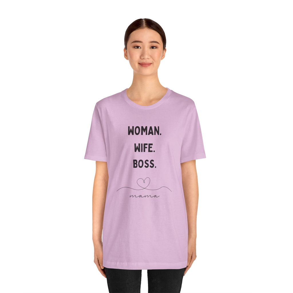God-Fearing  Woman. Wife. Boss. Mama. Empowered Tee