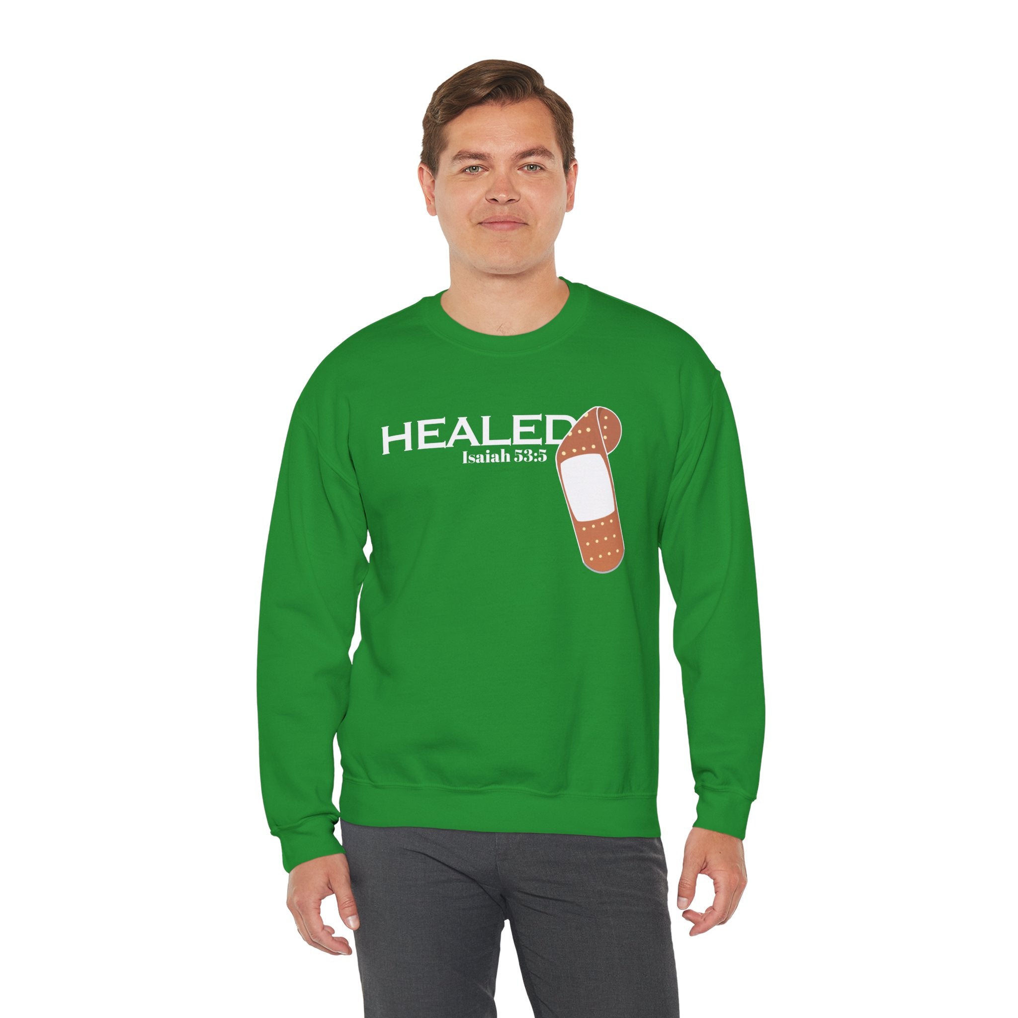 Healing Is Done- Isaiah 53:5 Unisex Sweatshirt