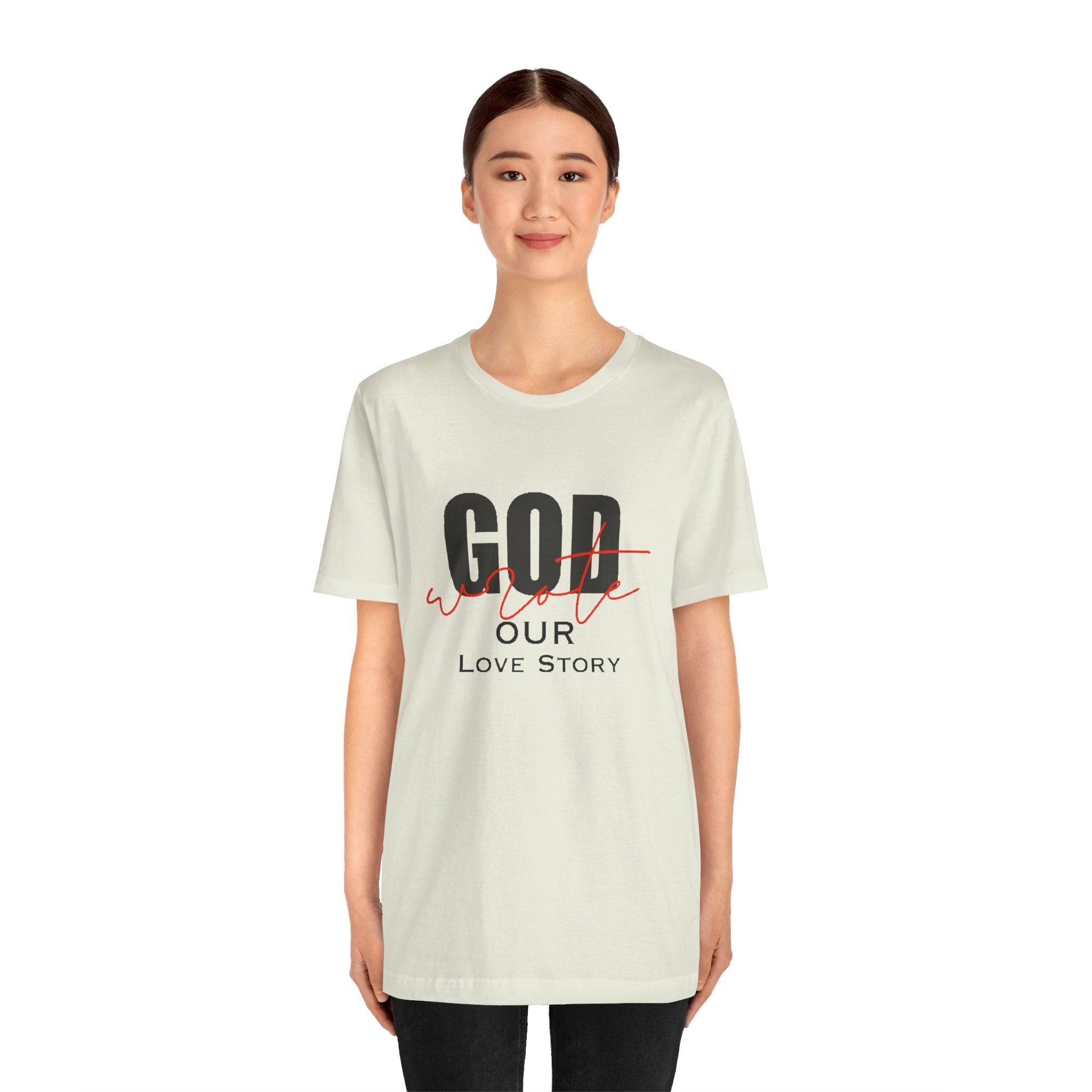 God Wrote Our Love Story Couple's T-Shirt