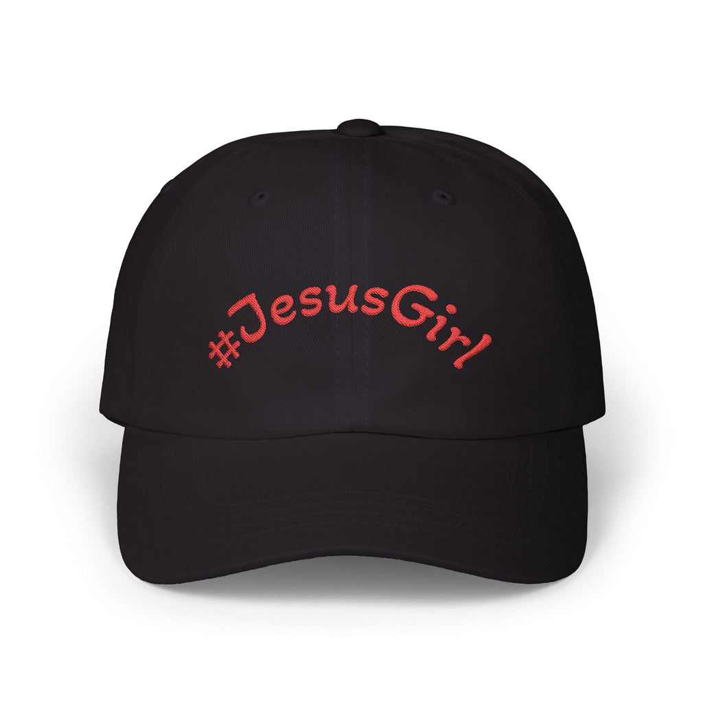 Jesus Girl Classic Dad Cap — Faith-Based Embroidered Baseball Hat