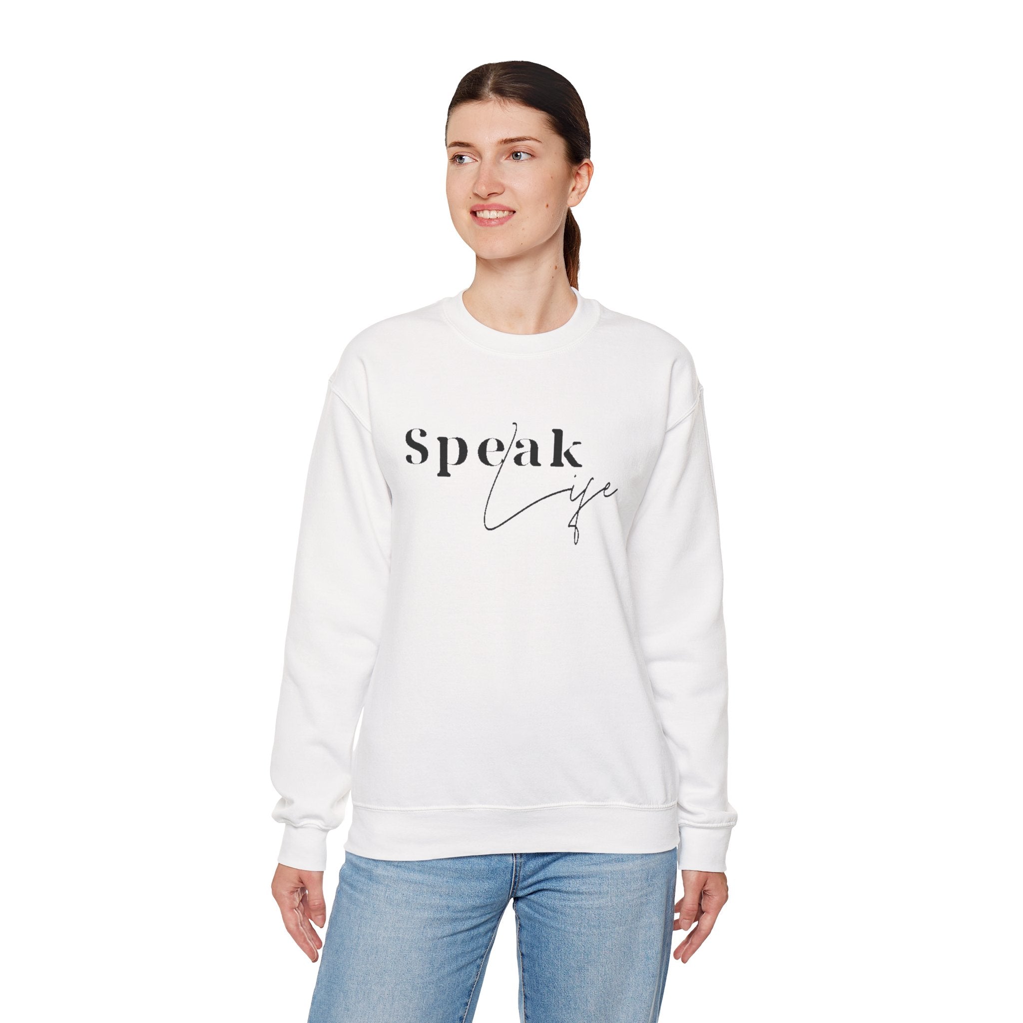 Speak Life Over Yourself Unisex Sweatshirt