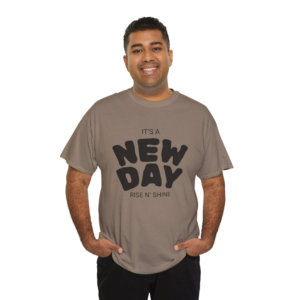 It's a New Day - Renewed And Restored Unisex Heavy Cotton Tee