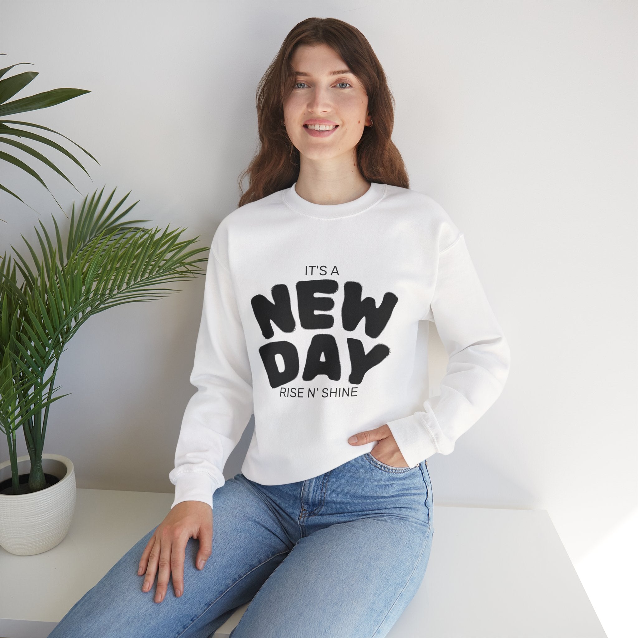 It’s A New Day- Renewed And Restored Crewneck Sweatshirt