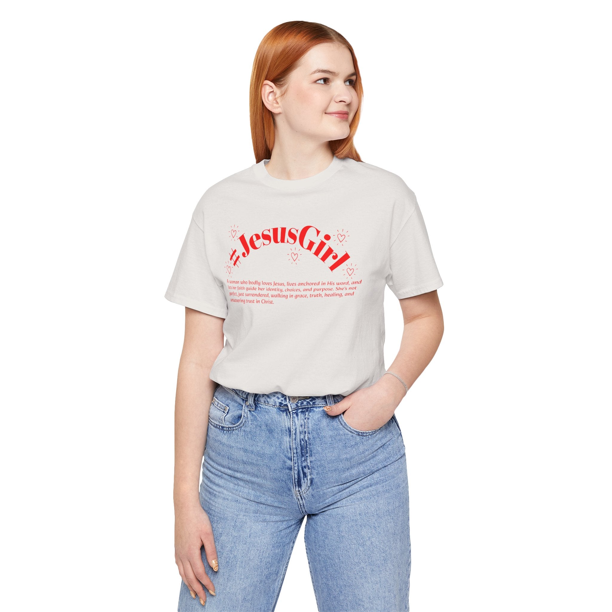 Jesus Girl Definition T-Shirt — #JesusGirl Faith Tee