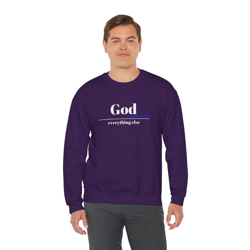 God Then Everything Else Crewneck Sweatshirt