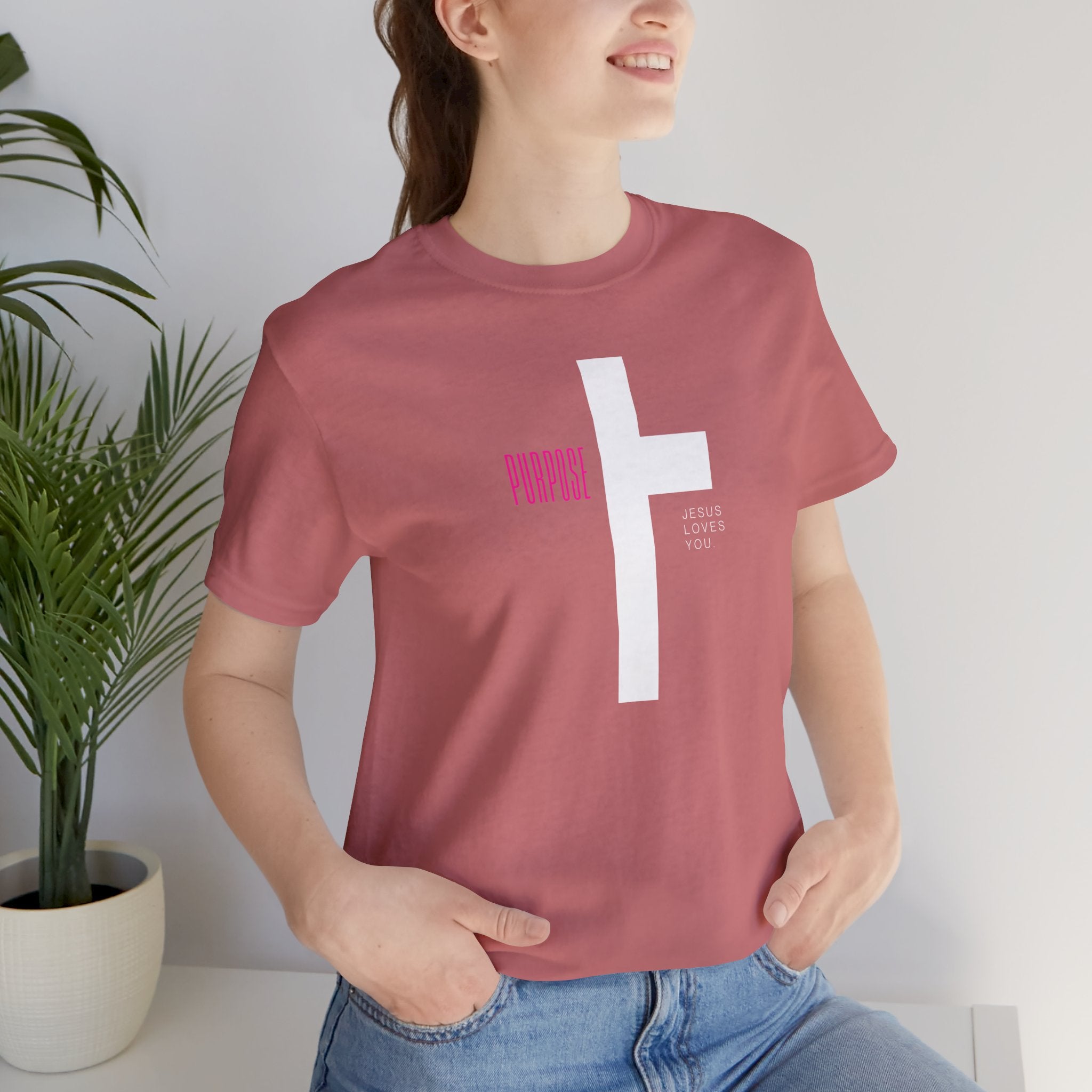 Walk With A Purpose Cross Graphic T-Shirt