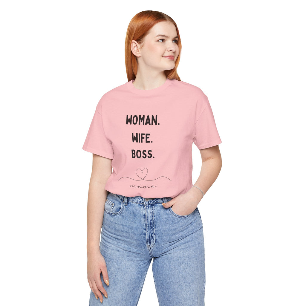 God-Fearing  Woman. Wife. Boss. Mama. Empowered Tee