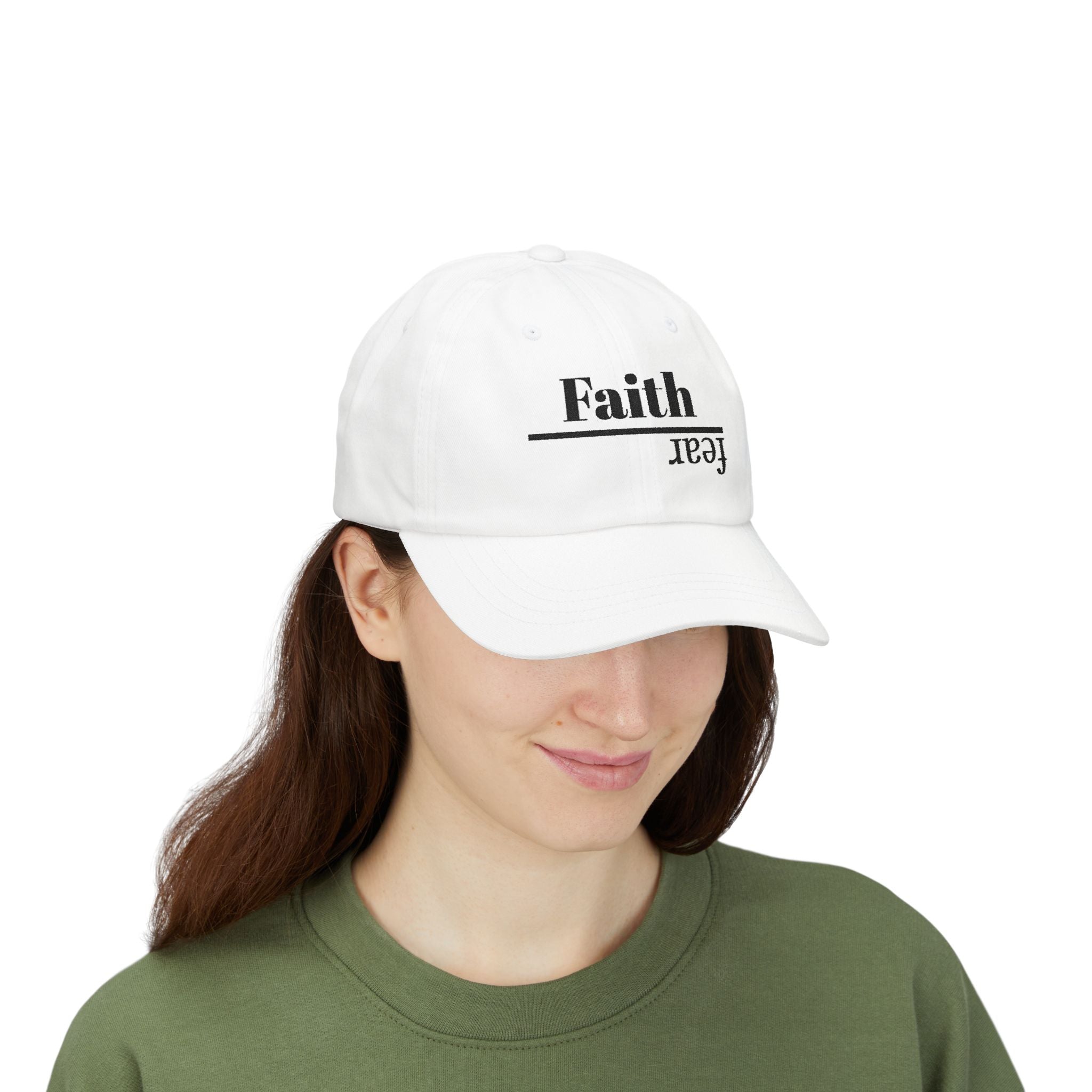 Faith Is Bigger Than Fear Dad Cap