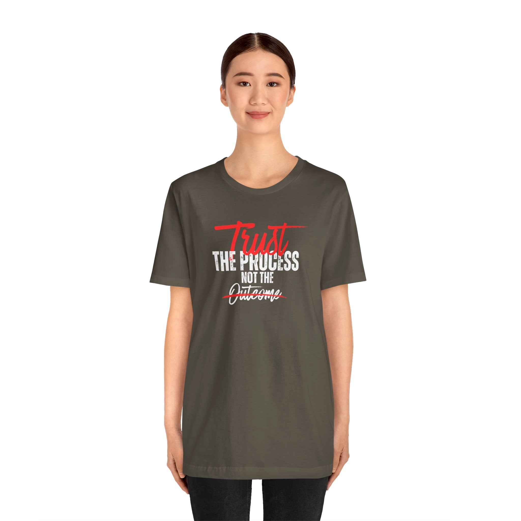 Trust The Process Not The Outcome Motivational T‑Shirt