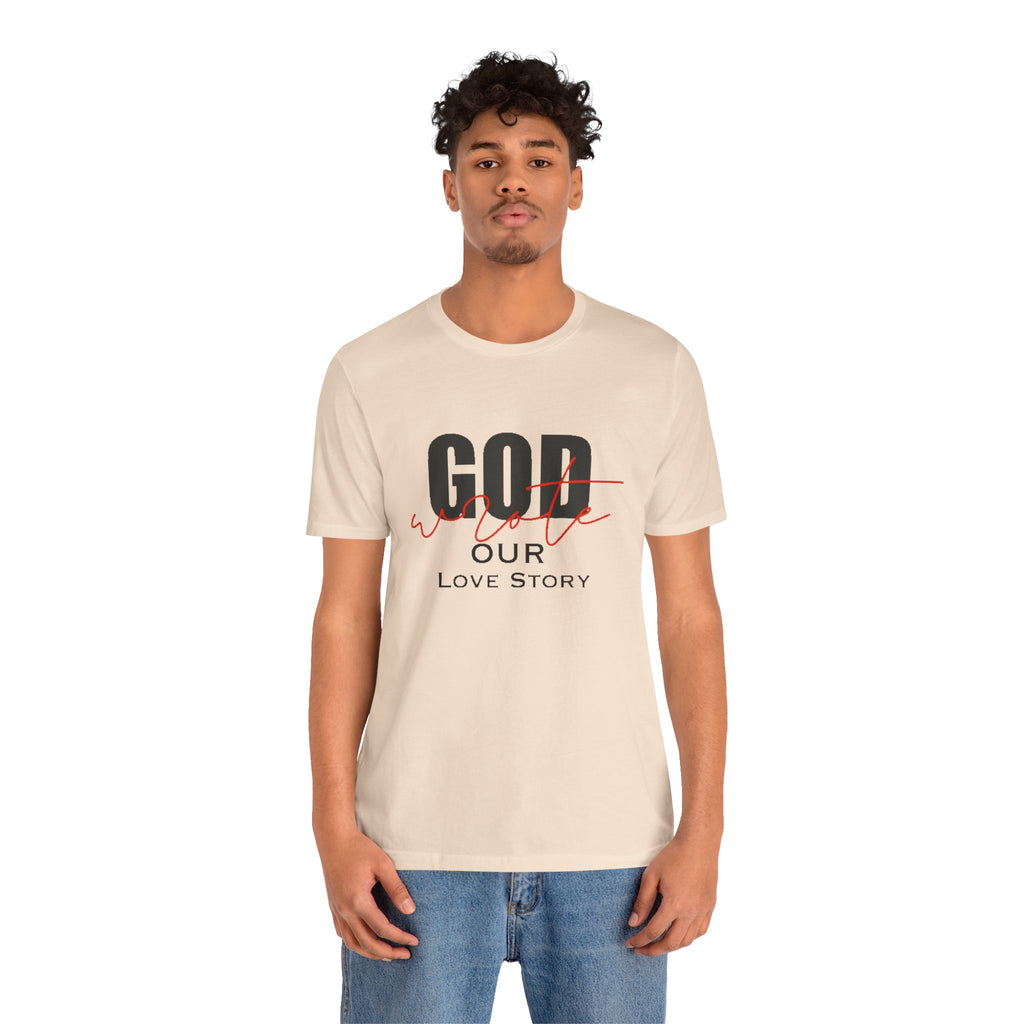 God Wrote Our Love Story Couple's T-Shirt